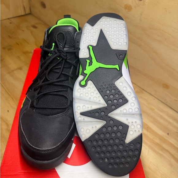 Nike Black and Green High-Top Sneakers - Picture 5 of 6